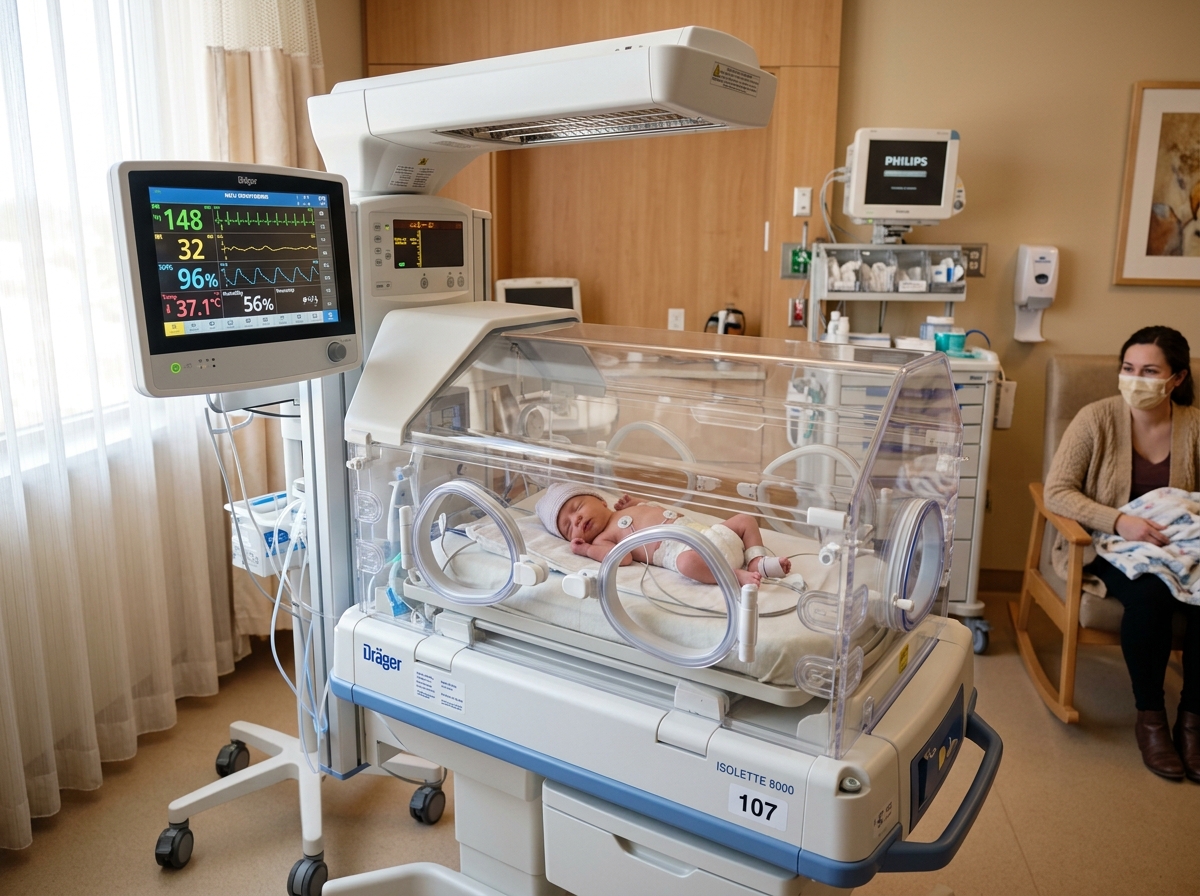 Incubadora Neonatal com Fototerapia Integrada